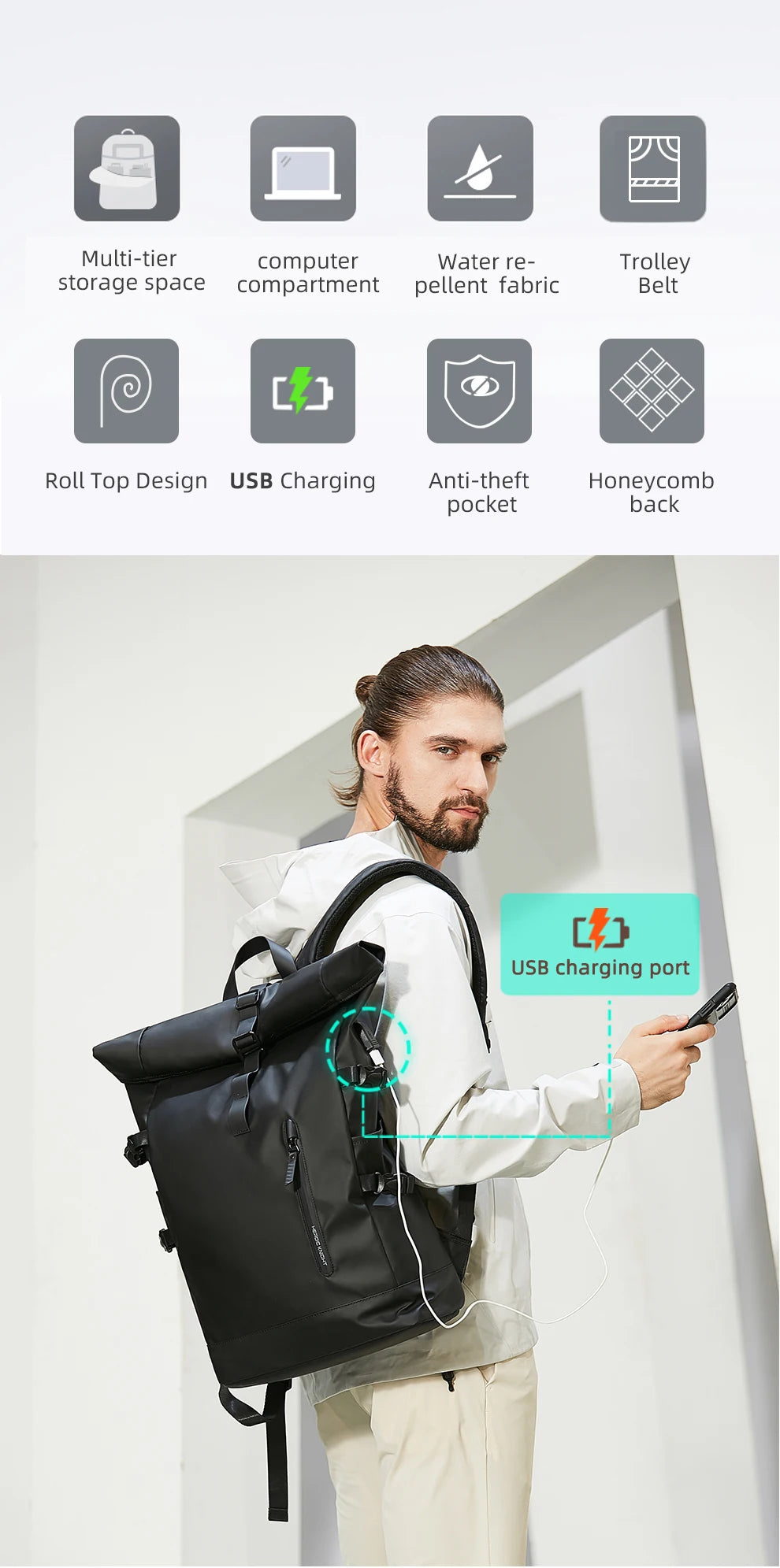 Sac à dos Urban USB