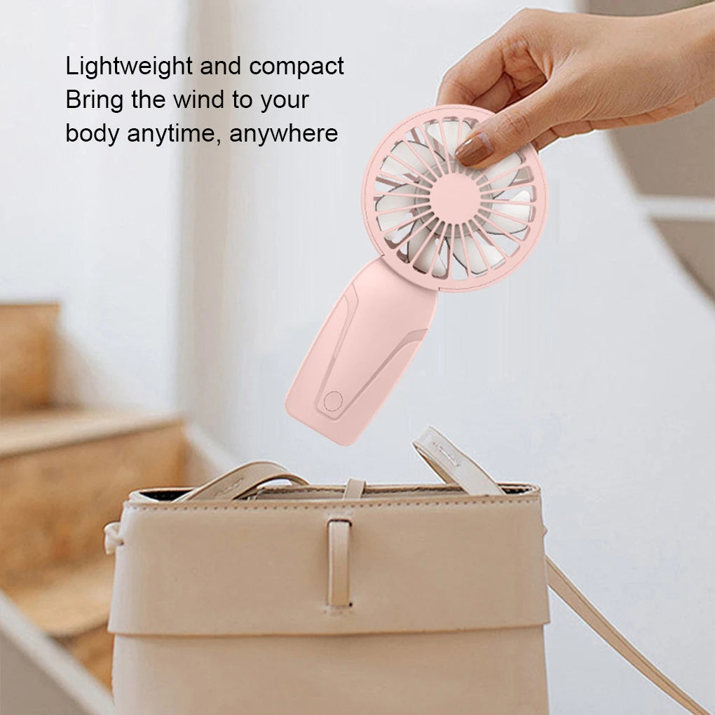 Mini Ventilateur de Poche USB Rechargeable