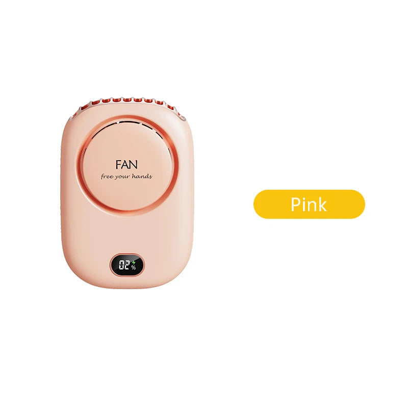 Ventilateur Tour de Cou Sans Lames Rechargeable