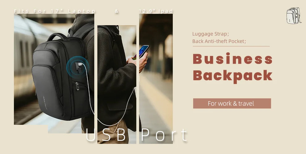 Sac à dos Urban USB